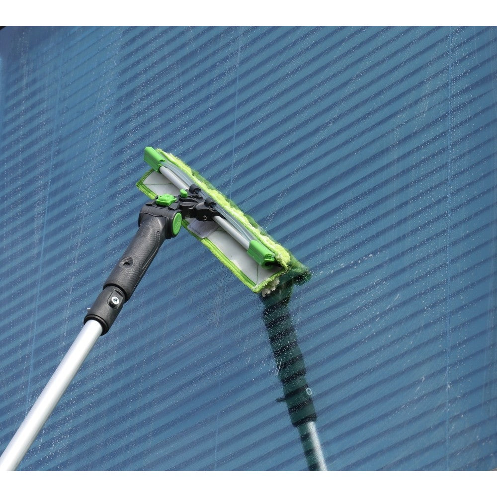 Pulex Unihandle 35cm Window Cleaning Tool – Swivel Squeegee & Washer – in use, view 5