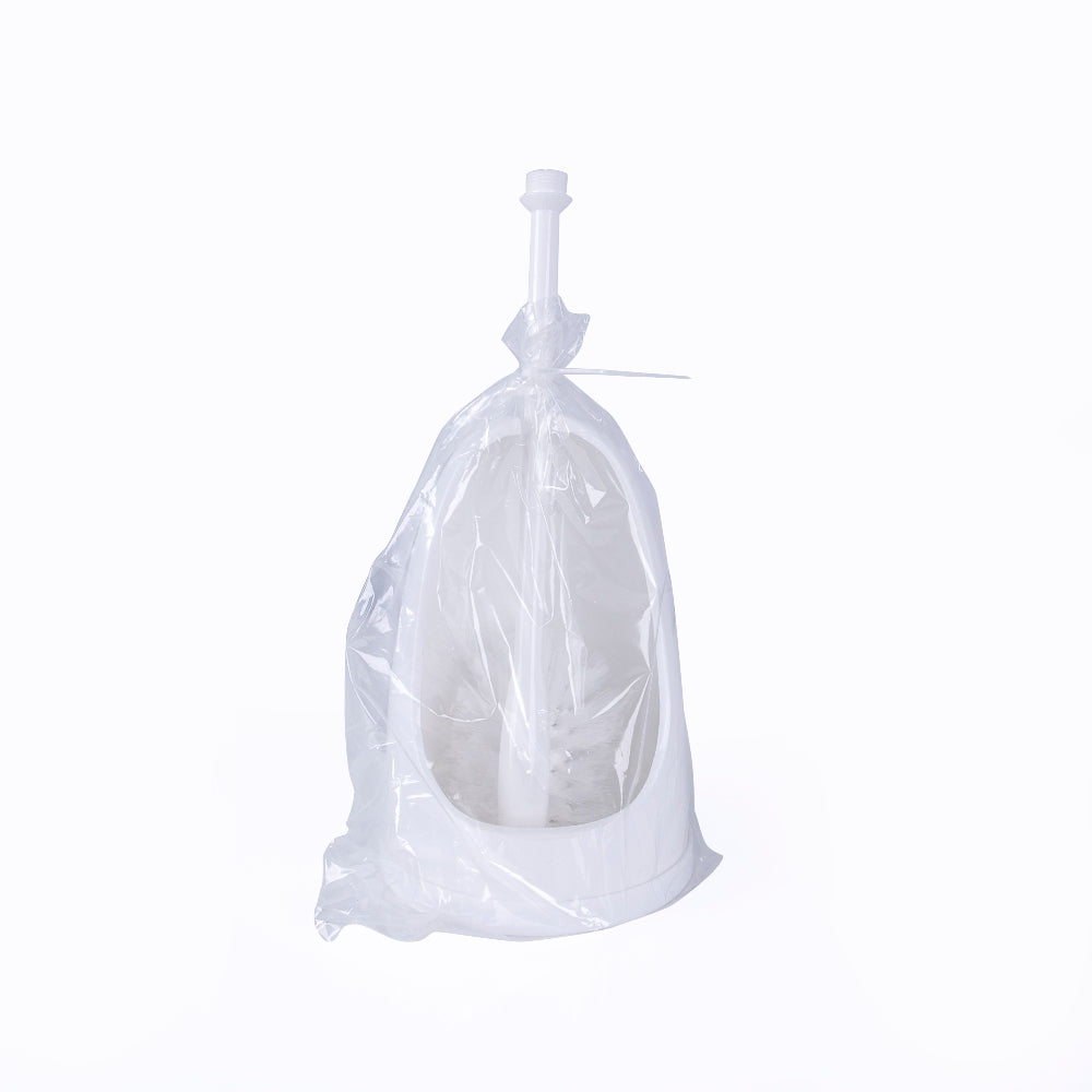 Semi-Closed Toilet Brush & Holder NEW