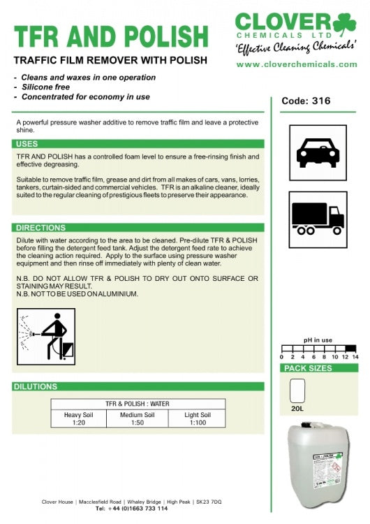 Clover Chemicals TFR + Polish (316)
