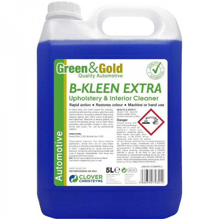 Clover Chemicals B-Kleen Extra - Upholstery & Interior Cleaner (310)