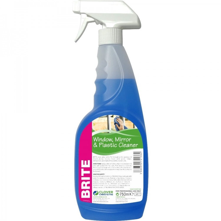 Clover Chemicals Brite glass cleaner (701), 750ml spray