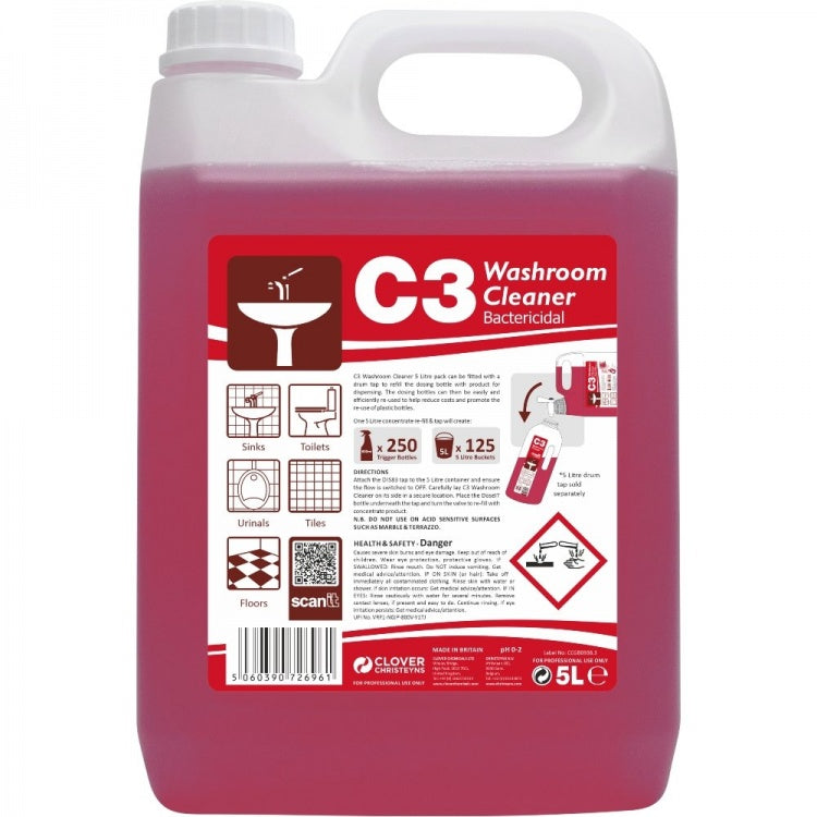 Clover Chemicals Dose It C3 Washroom Cleaner (533)