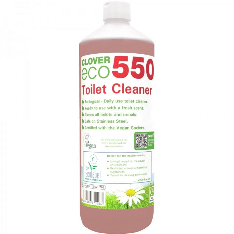 Clover Chemicals Eco 550 toilet cleaner, 1 litre