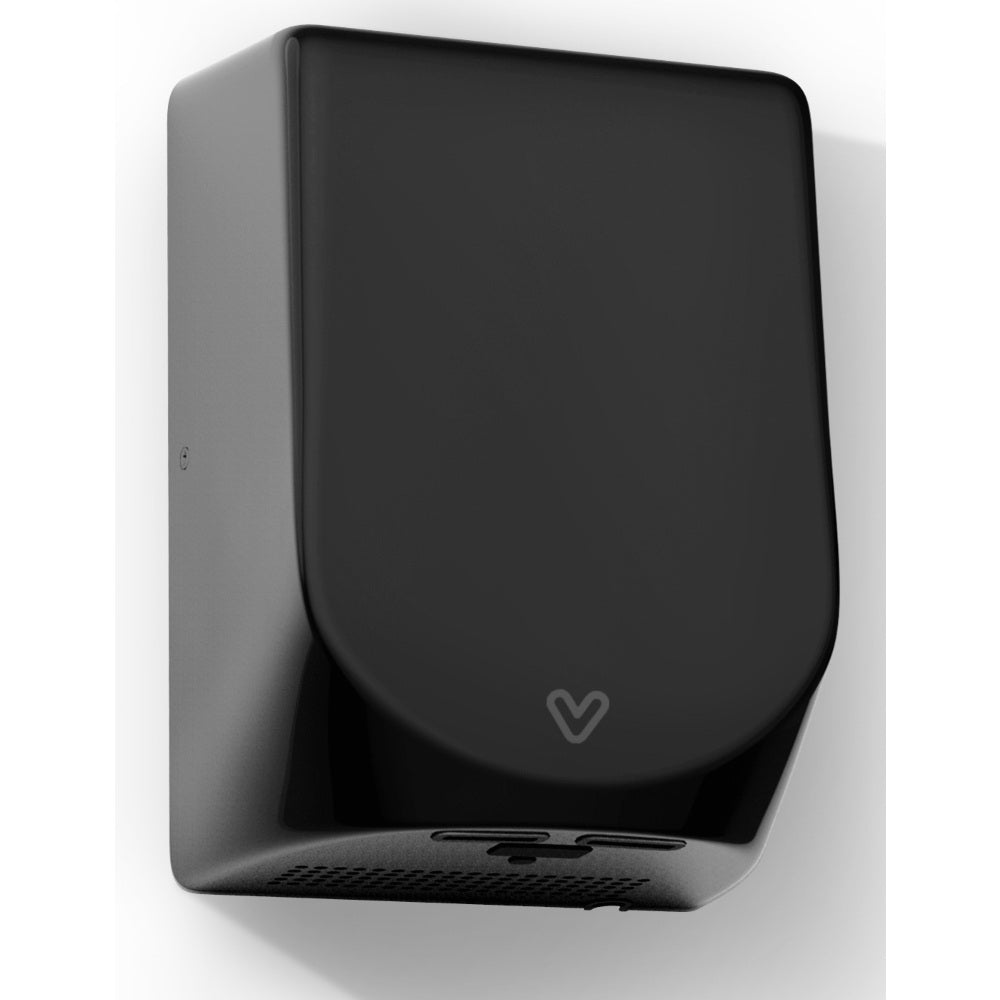 Velair F9 + Eco stainless-steel, high-speed hand dryer – black, view 2