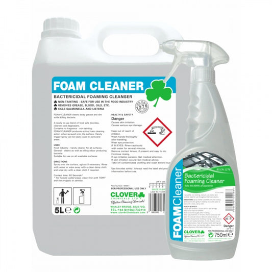 Clover Chemicals Foam Cleaner - Bactericidal Foaming Cleaner (219)