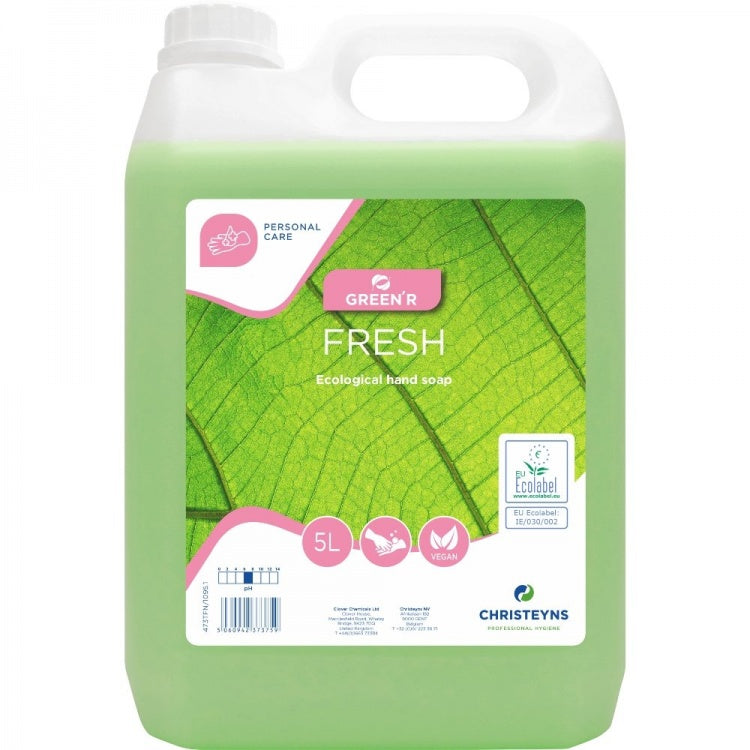 Clover Chemicals GREEN'R Fresh ecological hand soap (473), 5 litre