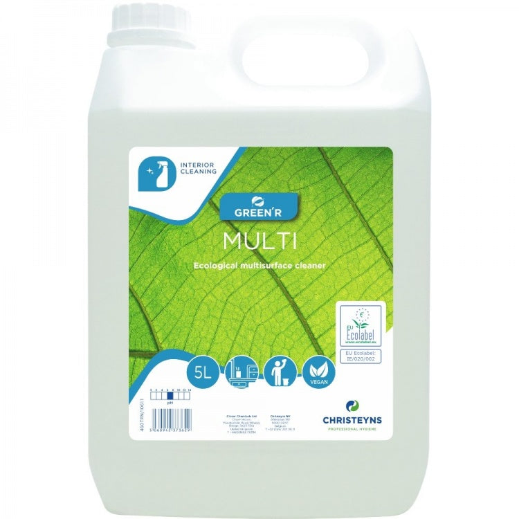 Clover Chemicals GREEN'R Multi ecological multi surface cleaner (460), 5 litre