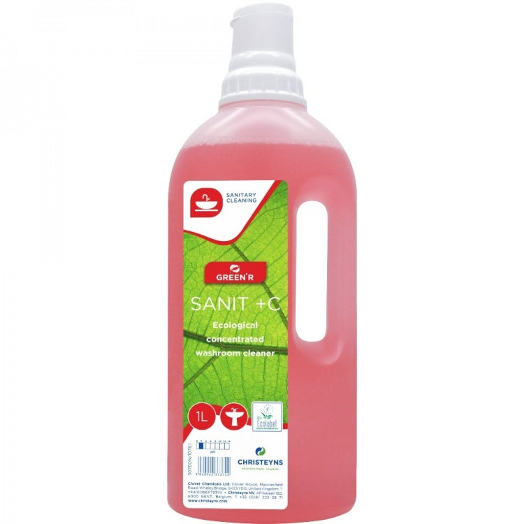 Clover Chemicals GREEN'R Sanit +C washroom cleaner (507), 1 litre