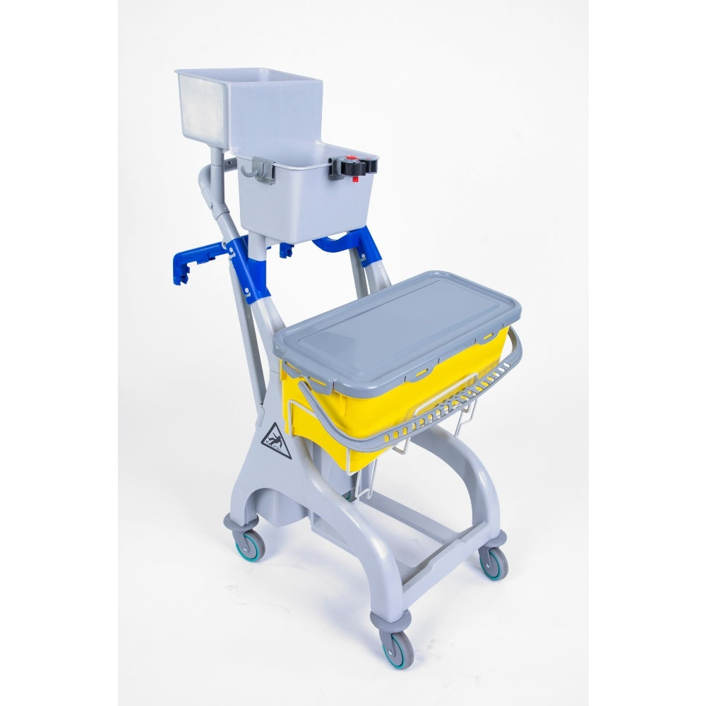 Quick Response Trolley for Pre-Soaked Mopping – yellow