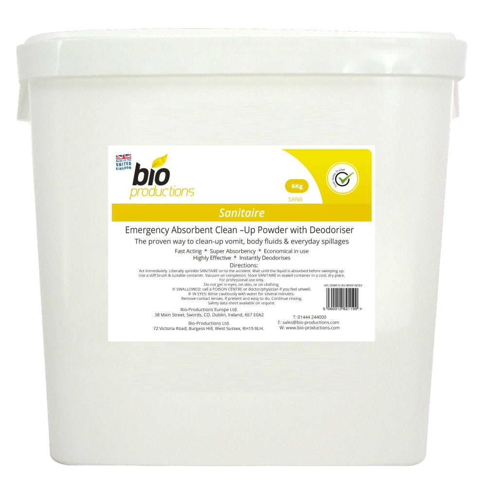 Bio Productions SANITAIRE EMERGENCY CLEAN-UP POWDER