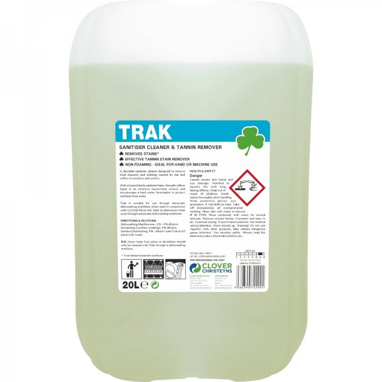 Clover Chemicals Trak Sanitiser & Tannin Remover (249)