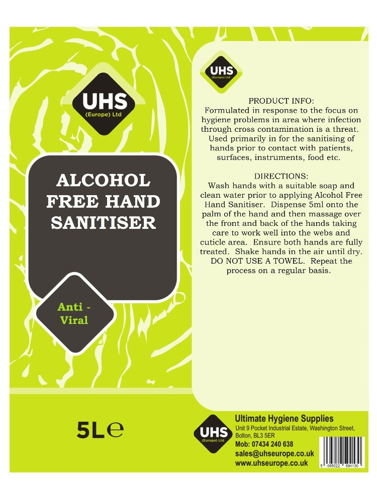 Alcohol Free Foaming Hand Sanitiser - UHS EUROPE