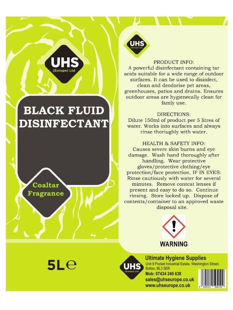 Black Fluid Disinfectant - UHS EUROPE