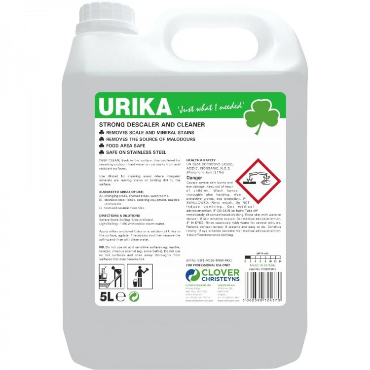 Clover Chemicals Urika Strong Descaler & Cleaner (525)