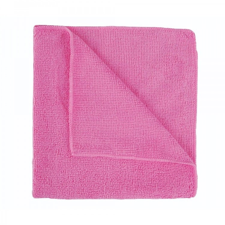 Microfibre cloth, red, pack of 10