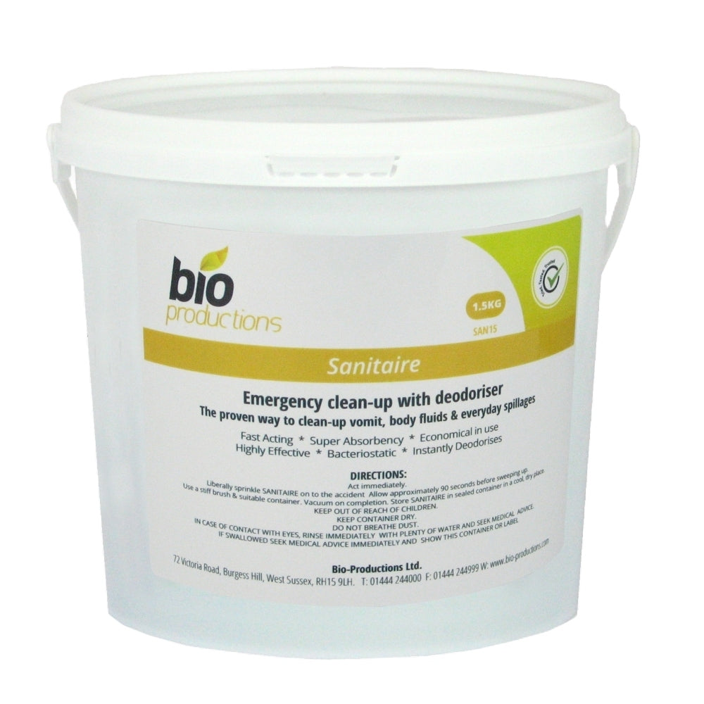Bio Productions SANITAIRE EMERGENCY CLEAN-UP POWDER