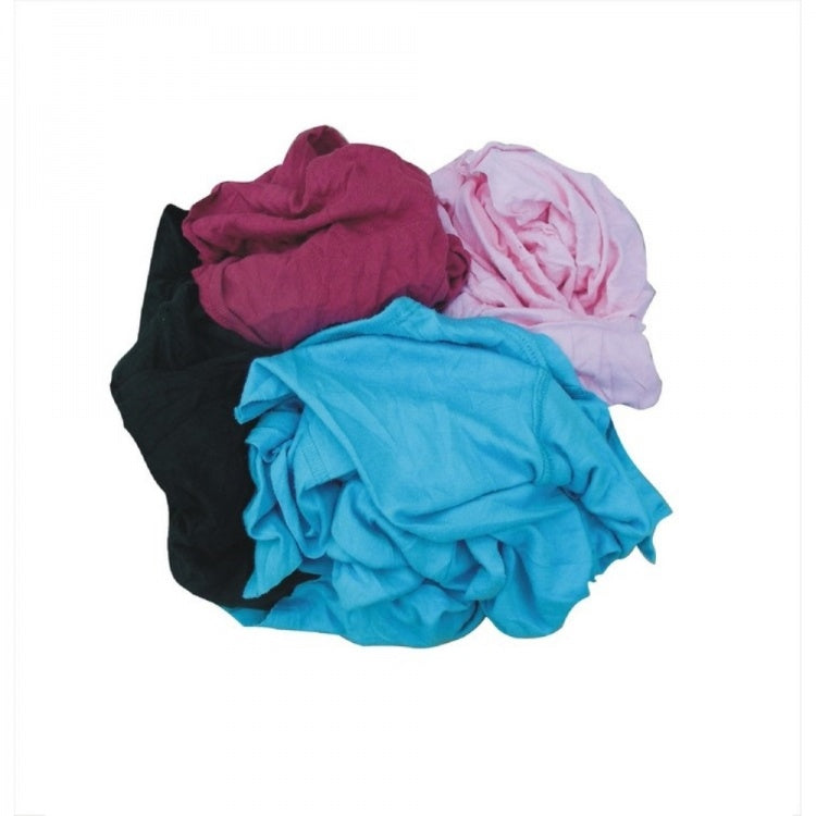 Coloured T Shirt Rags 10 Kgs