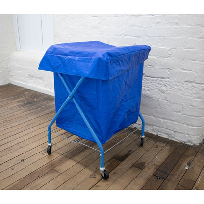 Folding Waste Cart with 205L with Light or Heavyweight Vinyl Bag