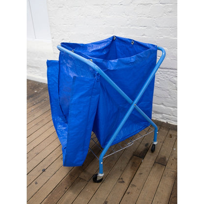 Folding Waste Cart with 205L with Light or Heavyweight Vinyl Bag