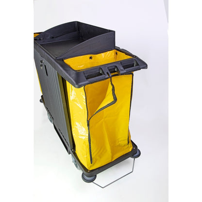 Commercial Housekeeping Trolley with Lockable Storage Cabinet