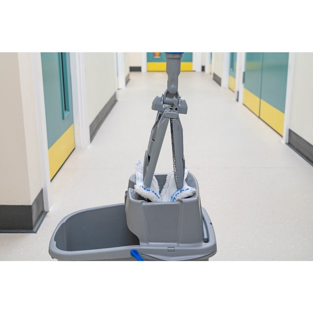 Easy Wash Flat Mop Kit 15L – Compact Microfibre Mop & Bucket System