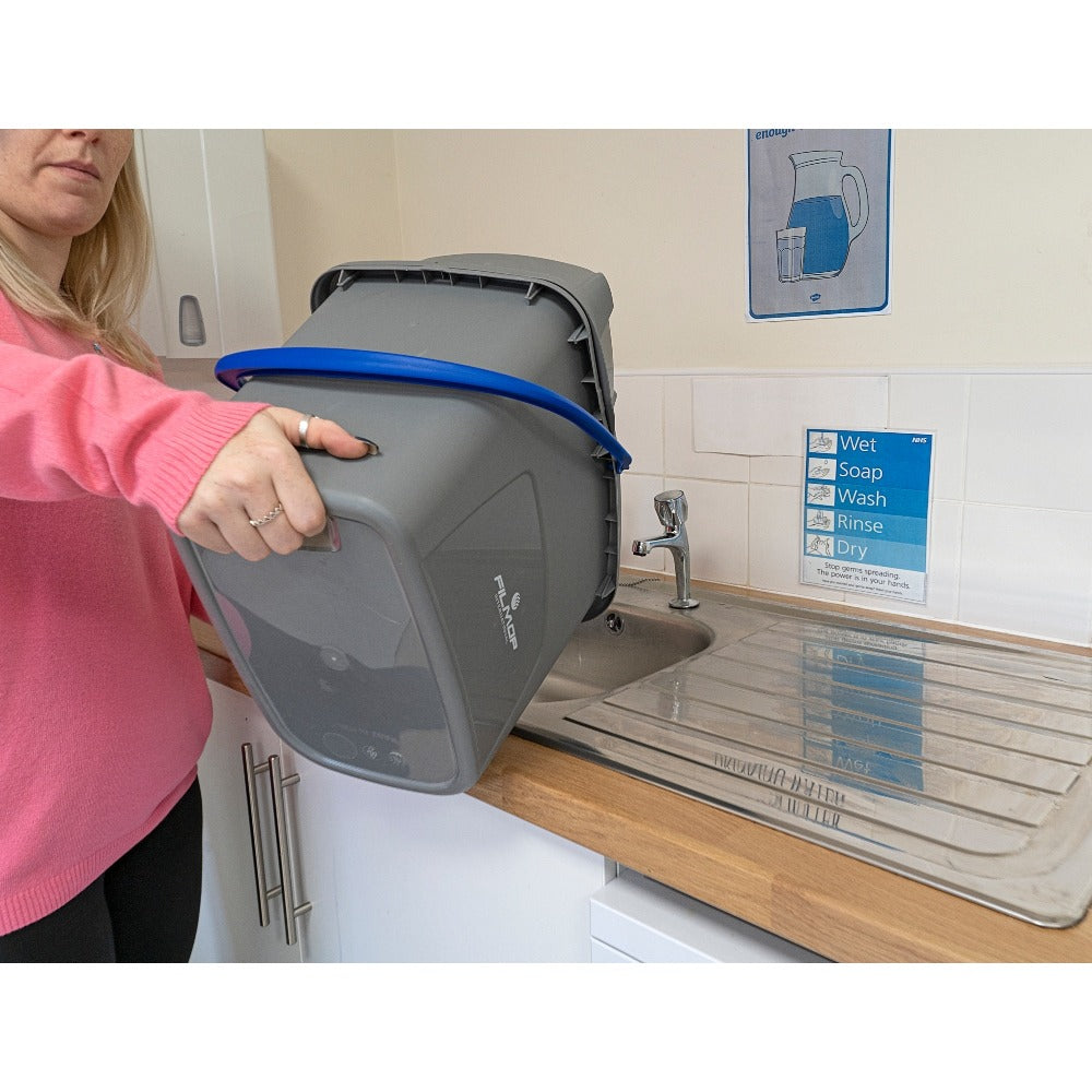 Easy Wash Flat Mop Kit 15L – Compact Microfibre Mop & Bucket System