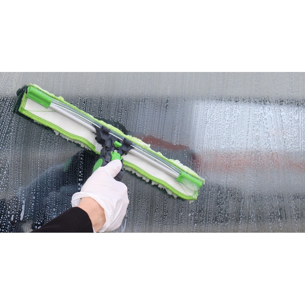 Pulex Unihandle 35cm Window Cleaning Tool – Swivel Squeegee & Washer