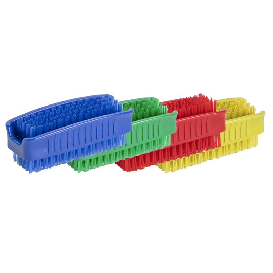 Washable Double-Sided Nail Brush Recycled Plastic 9 x 4cm