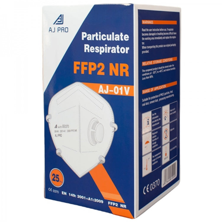 20 x FFP2D Respirator Masks With Valve