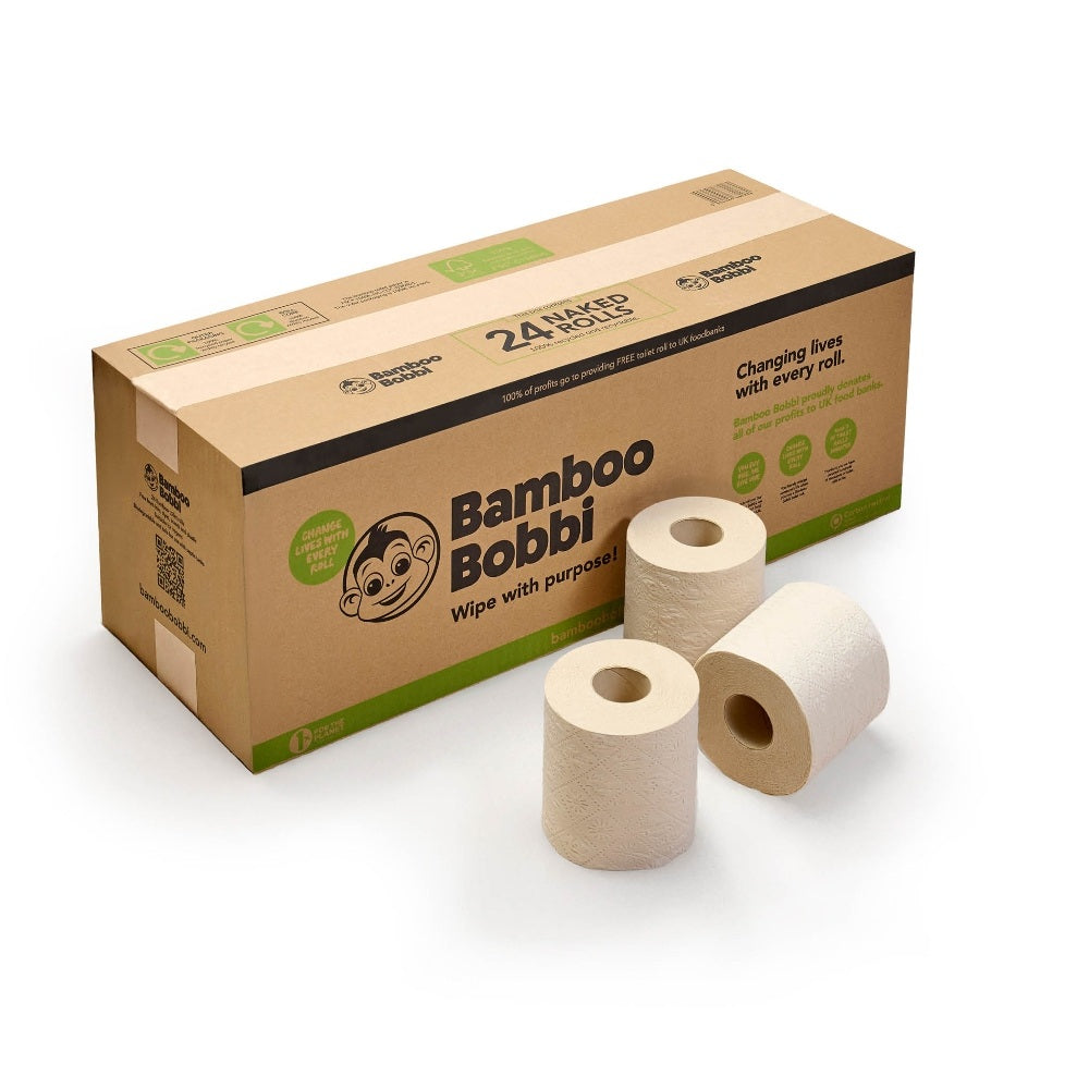 Bamboo Bobbi Unbleached Toilet Paper (48 Rolls)