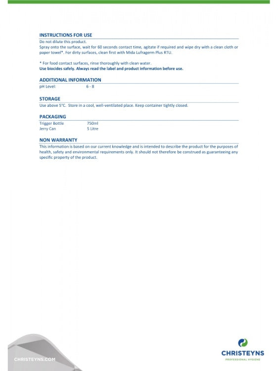 Clover Chemicals Lufragerm Plus RTU (283)