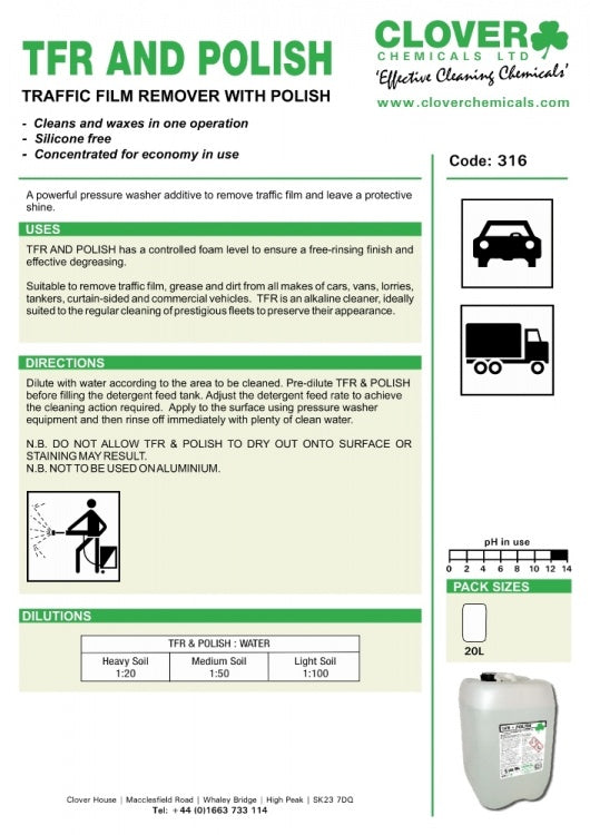 Clover Chemicals TFR  + Polish (316)