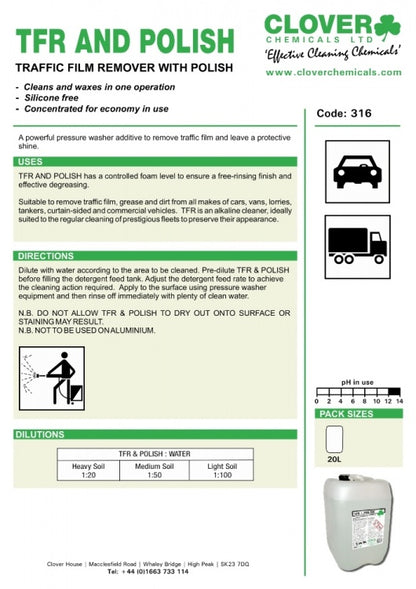 Clover Chemicals TFR  + Polish (316)