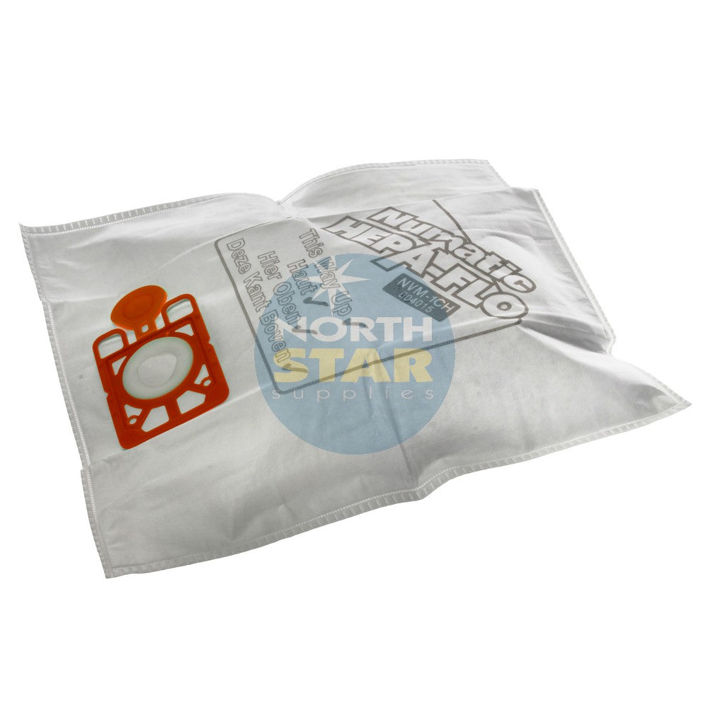 Genuine Original Numatic 'New Style' Red Boxed Hepa-Flo NVM-1CH SMS Dust Bags (Pack of 10)