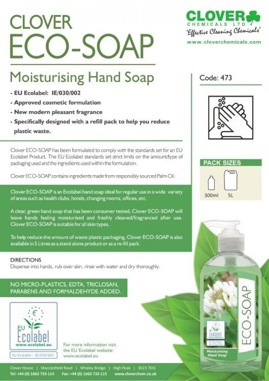 Clover Chemicals Eco Hand Soap (473)