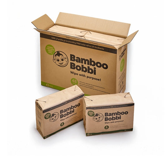 Bamboo Bobbi Unbleached Toilet Paper (48 Rolls)