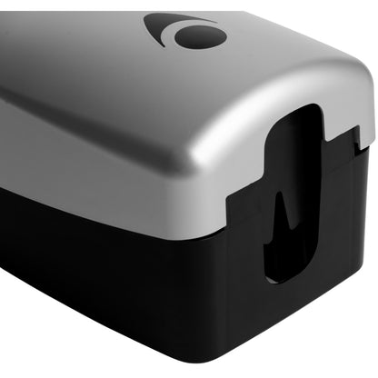 Myriad Matte Silver Recycled Centrefeed Dispenser | UK Made