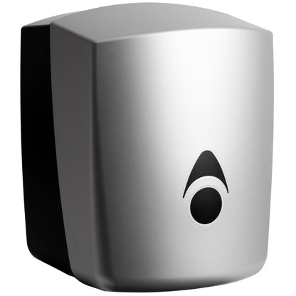 Myriad Matte Silver Recycled Centrefeed Dispenser | UK Made