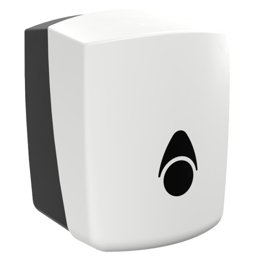 Myriad Gloss White Recycled Centrefeed Dispenser | UK Made