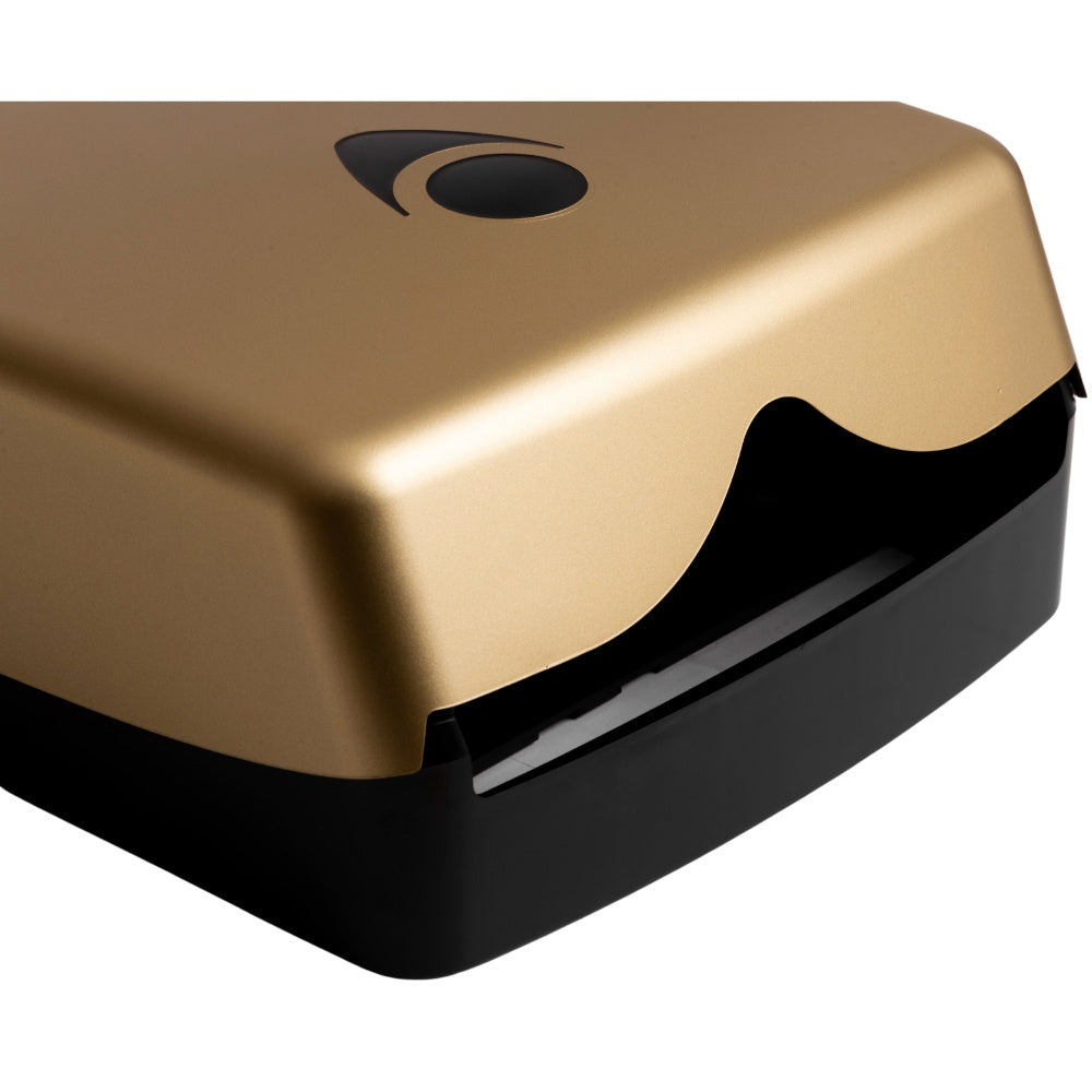 Myriad Matte Brass Recycled Hand Towel Dispenser | Sustainable Commercial Paper Towel Dispenser
