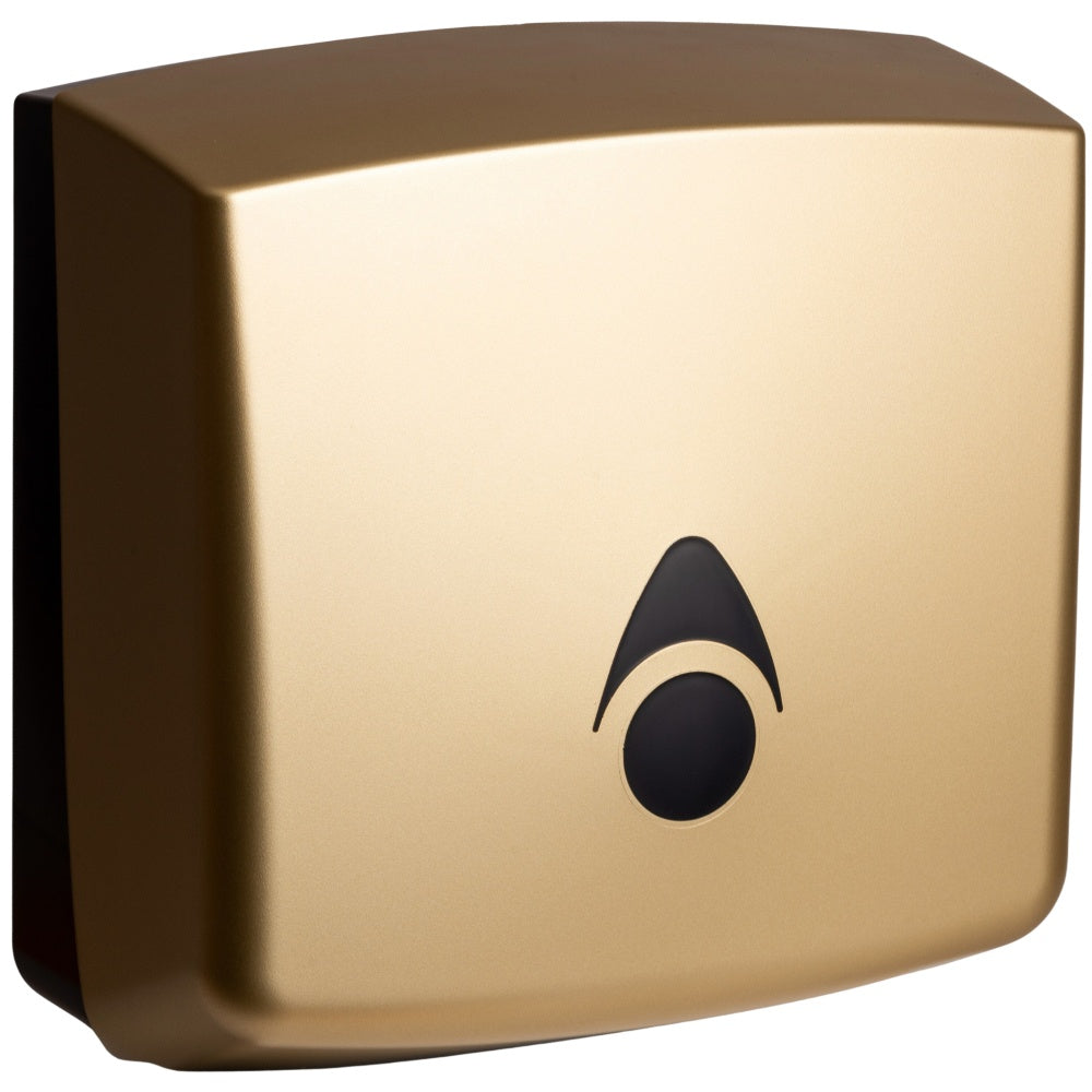 Myriad Matte Brass Recycled Hand Towel Dispenser | Sustainable Commercial Paper Towel Dispenser