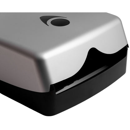 Myriad Matte Silver Recycled Hand Towel Dispenser | Sustainable Commercial Paper Towel Dispenser