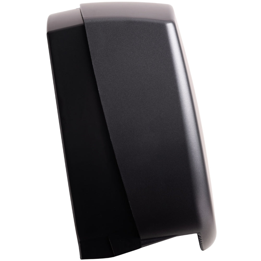 Myriad Matte Graphite Recycled Mini Jumbo Toilet Roll Dispenser | 8” Commercial Washroom Dispenser