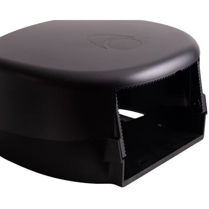 Myriad Matte Graphite Recycled Mini Jumbo Toilet Roll Dispenser | 8” Commercial Washroom Dispenser
