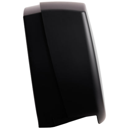 Myriad Matte Black Recycled Mini Jumbo Toilet Roll Dispenser | 8” Commercial Washroom Dispenser