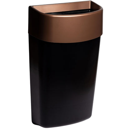 Myriad Matte Copper Black 25L Wall Mounted Waste Bin