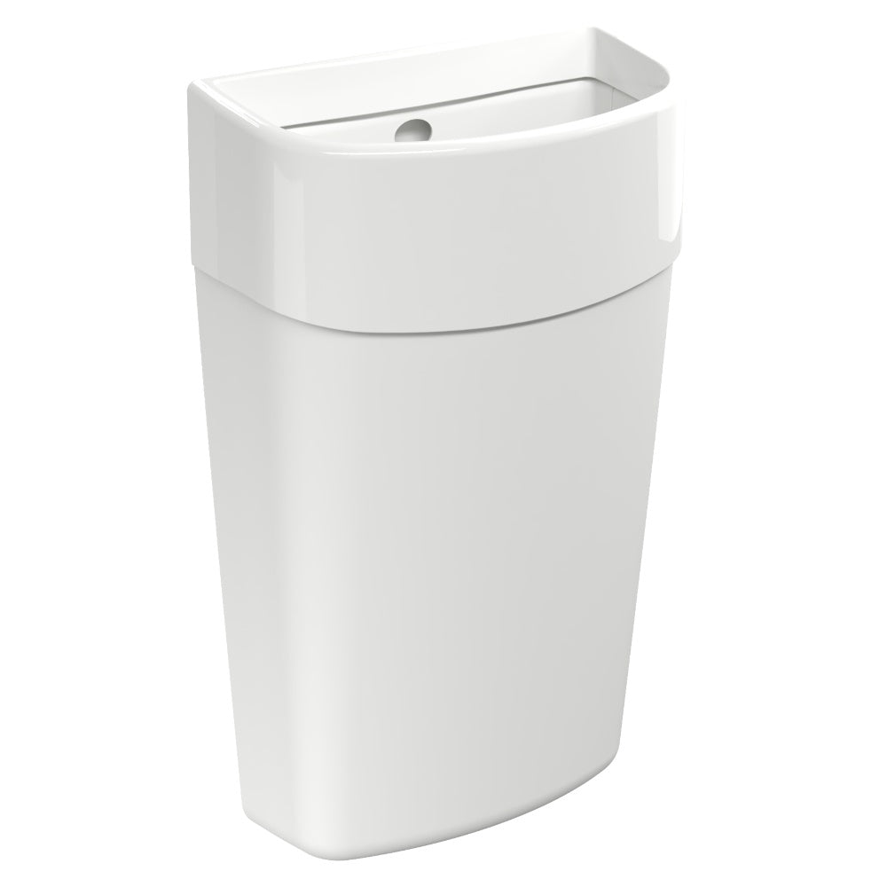 Myriad Gloss White 25L Wall Mounted Waste Bin