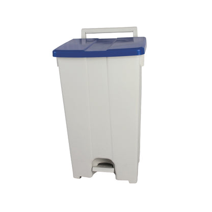 Polaris 90L Commercial Pedal Bin with Wheels & Colour Coded Lid