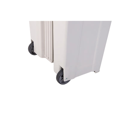 Polaris 90L Commercial Pedal Bin with Wheels & Colour Coded Lid