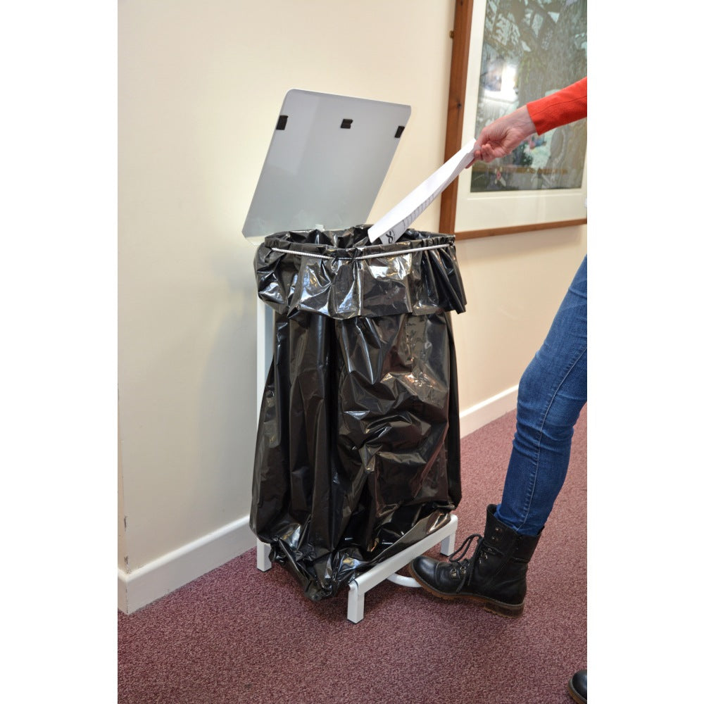 92L Commercial Pedal Bin Frame Sack Holder with Foot Operated Lid